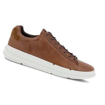 Men's Ecco Soft X Classic Casual Shoes Brown | Canada 487ZUT